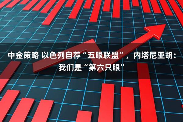 中金策略 以色列自荐“五眼联盟”，内塔尼亚胡：我们是“第六只眼”